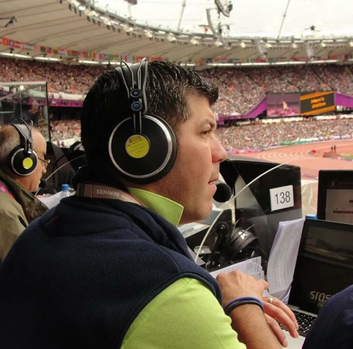 La prueba de 10,000 metros en el estadio olímpico de Londres 2012.